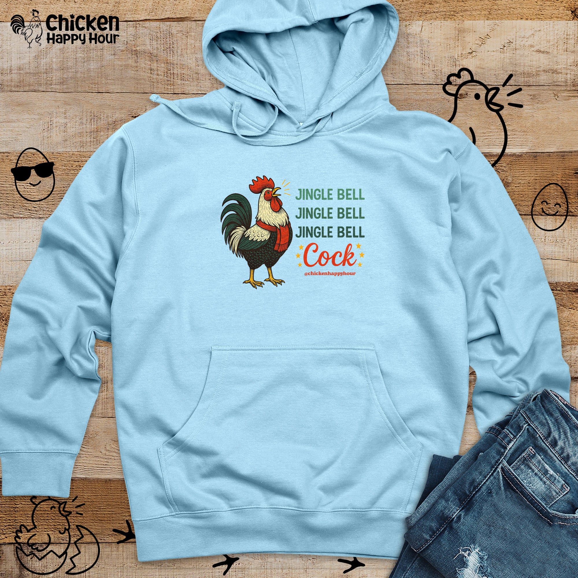 Jingle Bell Hooded Sweatshirt
