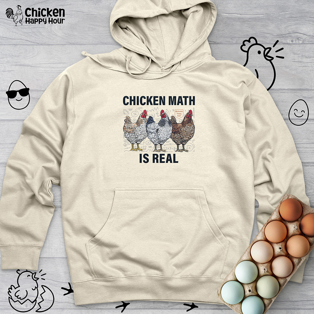 Chicken Math is Real Hooded Sweatshirt