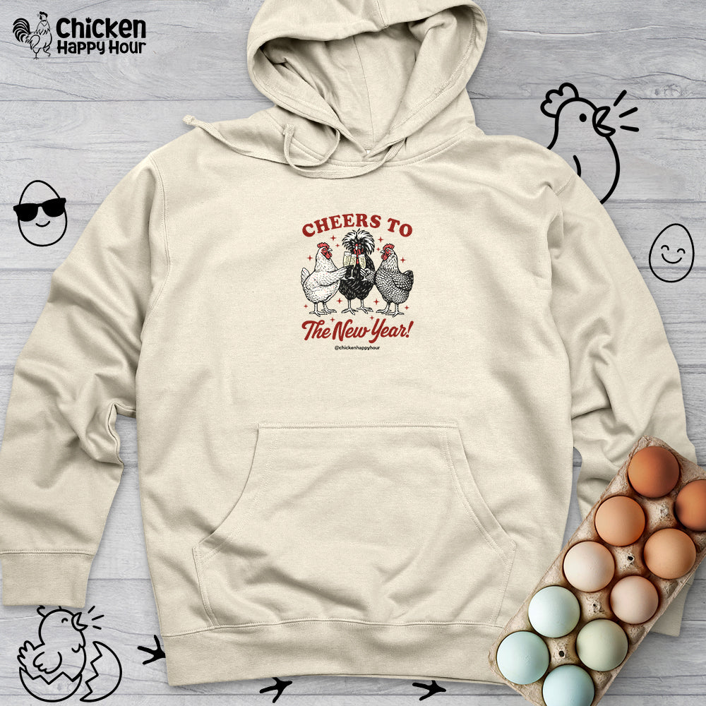 Cheers to The New Year Hooded Sweatshirt