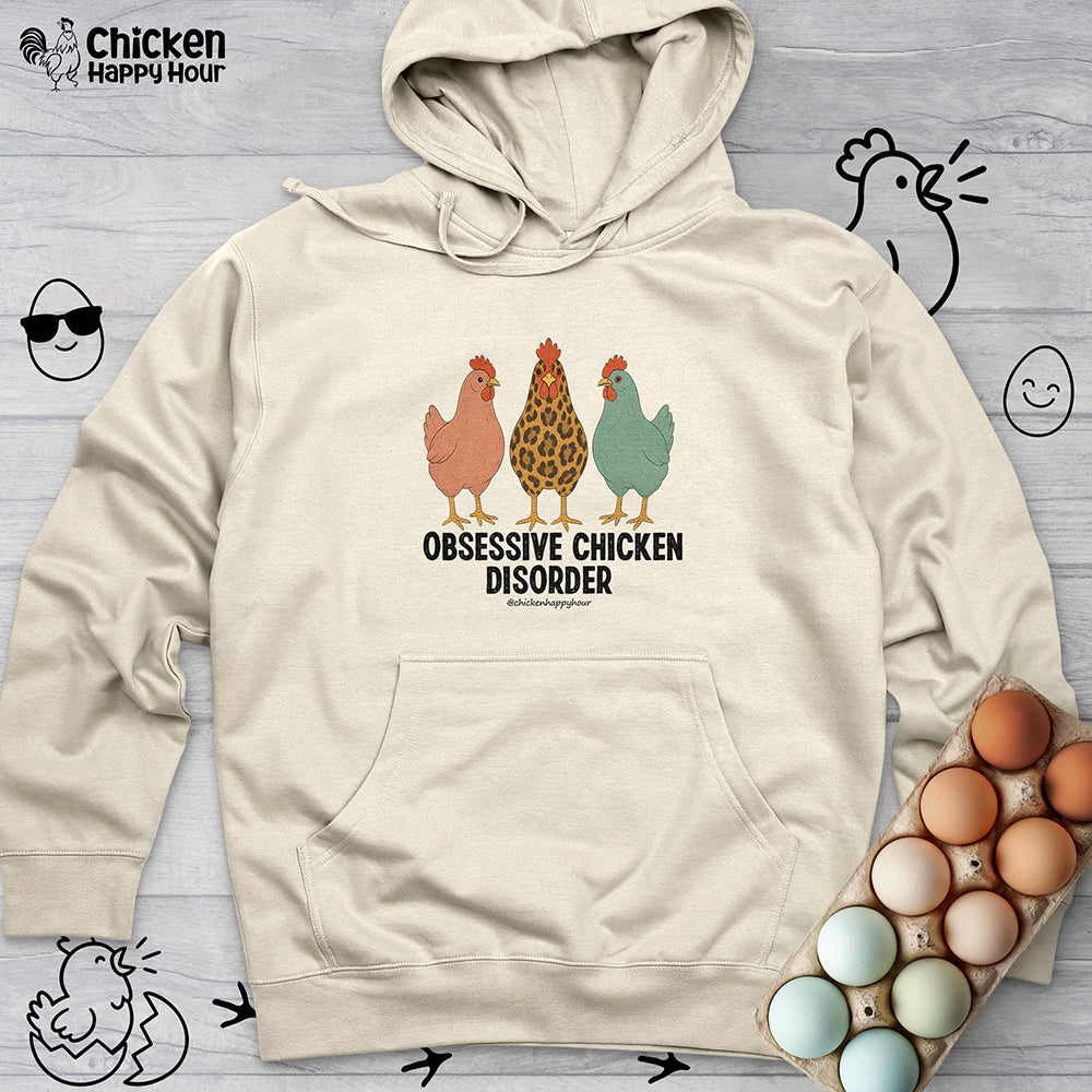 Obsessive Chicken Disorder Hooded Sweatshirt