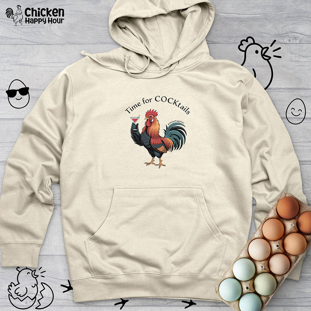 Time for Cocktails Hooded Sweatshirt