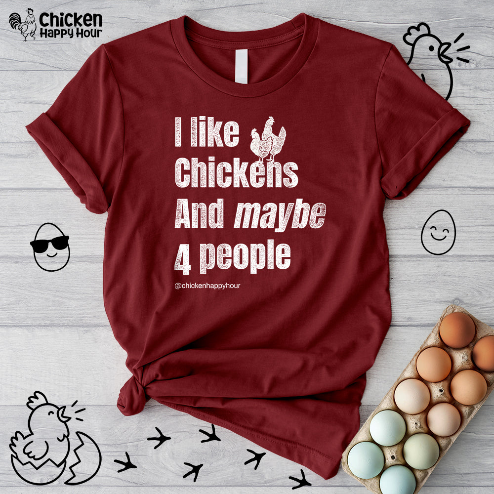 I Like Chickens Unisex Tee