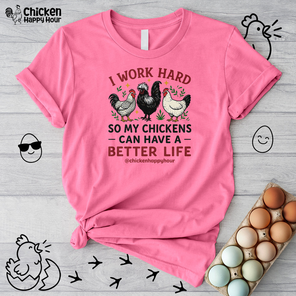 I Work Hard Unisex Tee