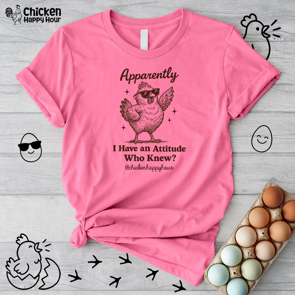 Apparently I Have Attitude Unisex Tee