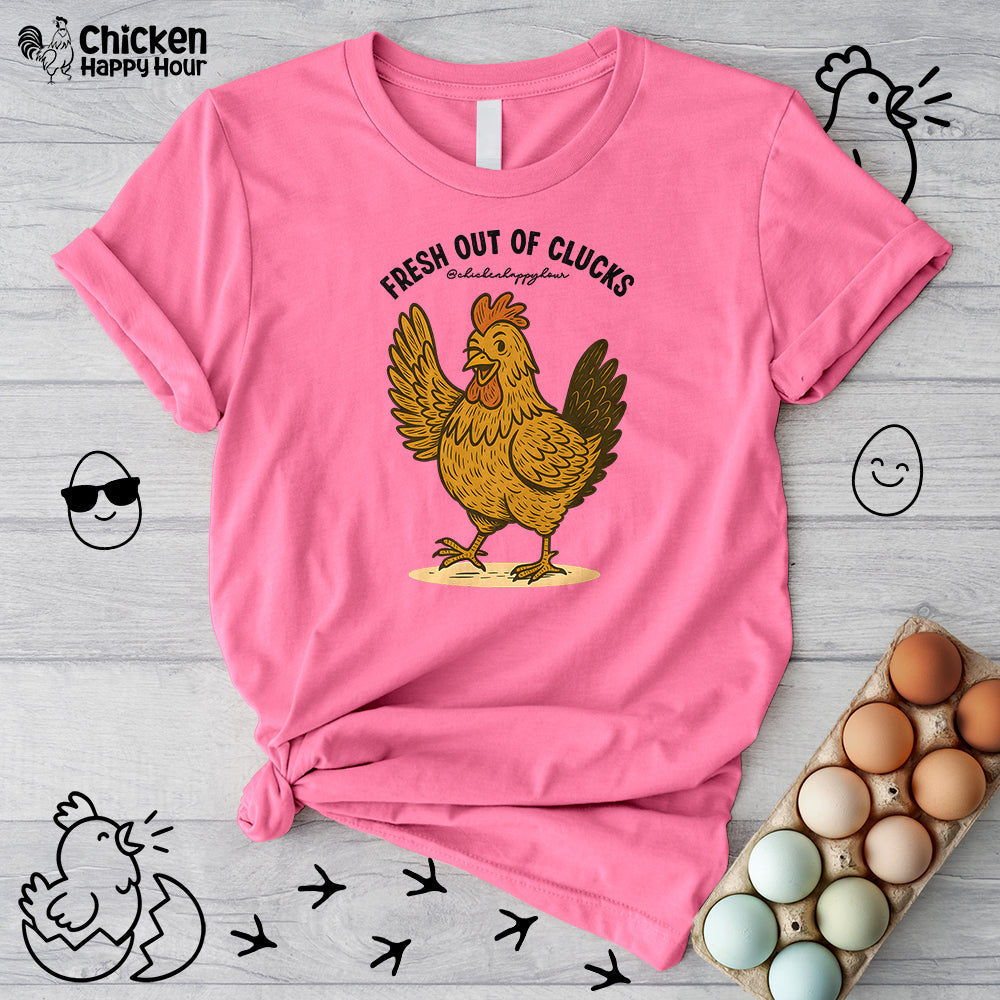 FRESH OUT OF CLUCKS Unisex Tee