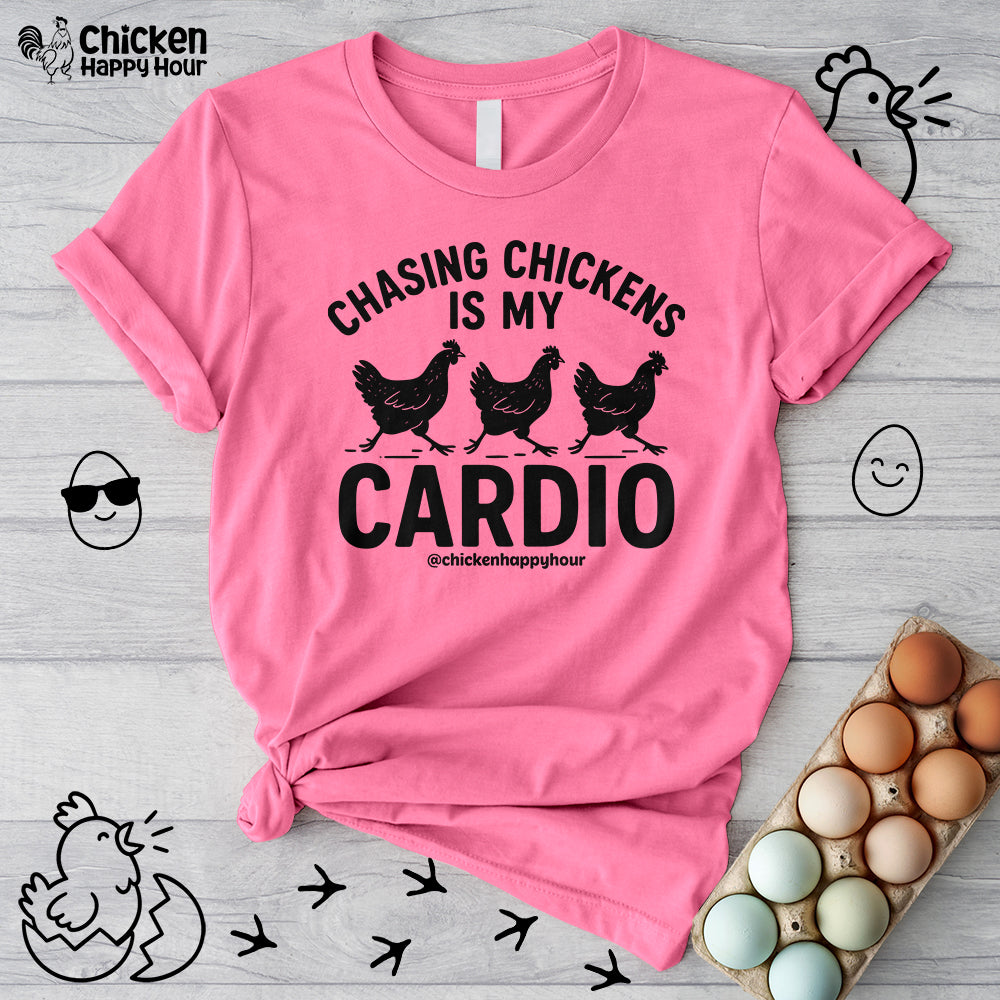 Chasing Chickens is My Cardio Unisex Tee