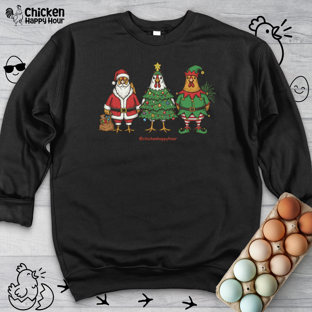 Christmas Chicken Sweatshirt