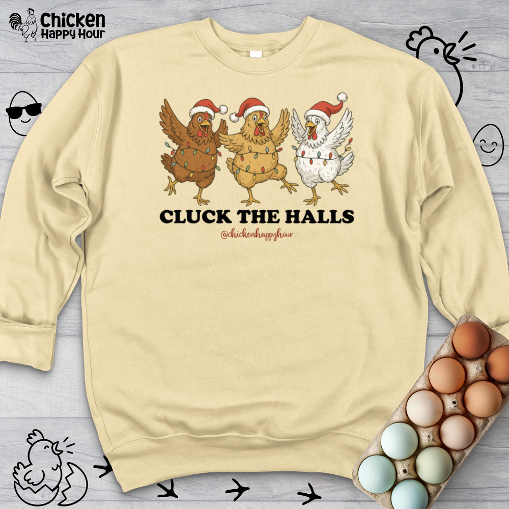 Cluck the Halls Crewneck Sweatshirt