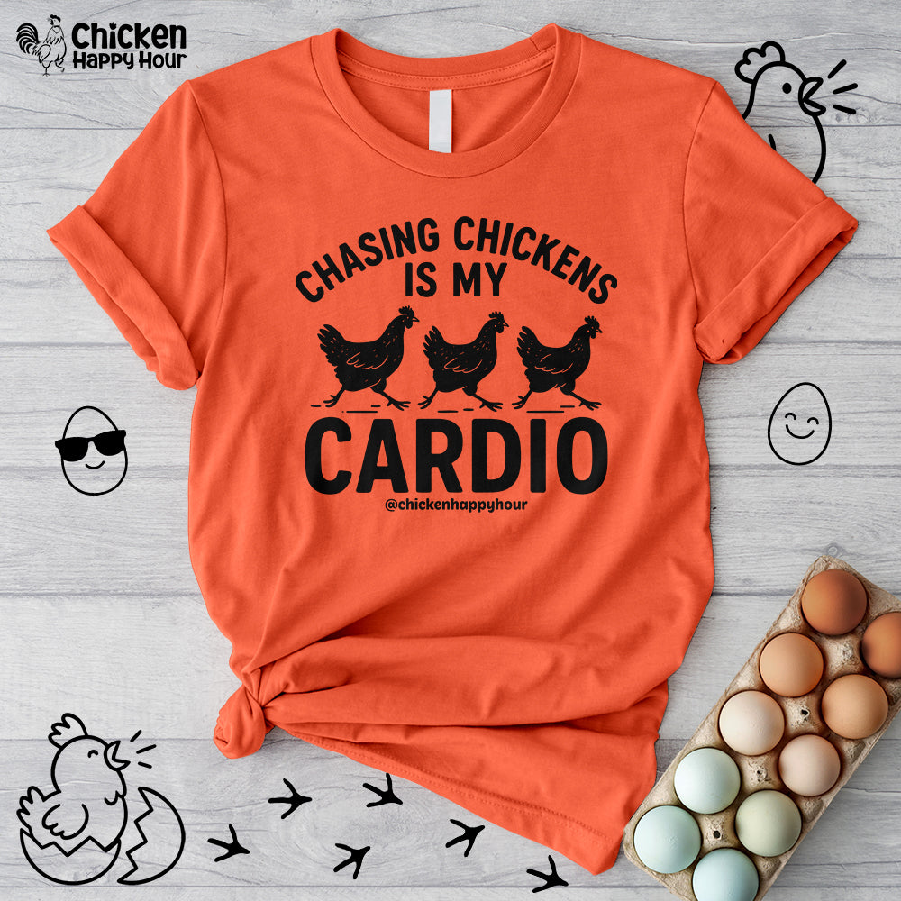 Chasing Chickens is My Cardio Unisex Tee