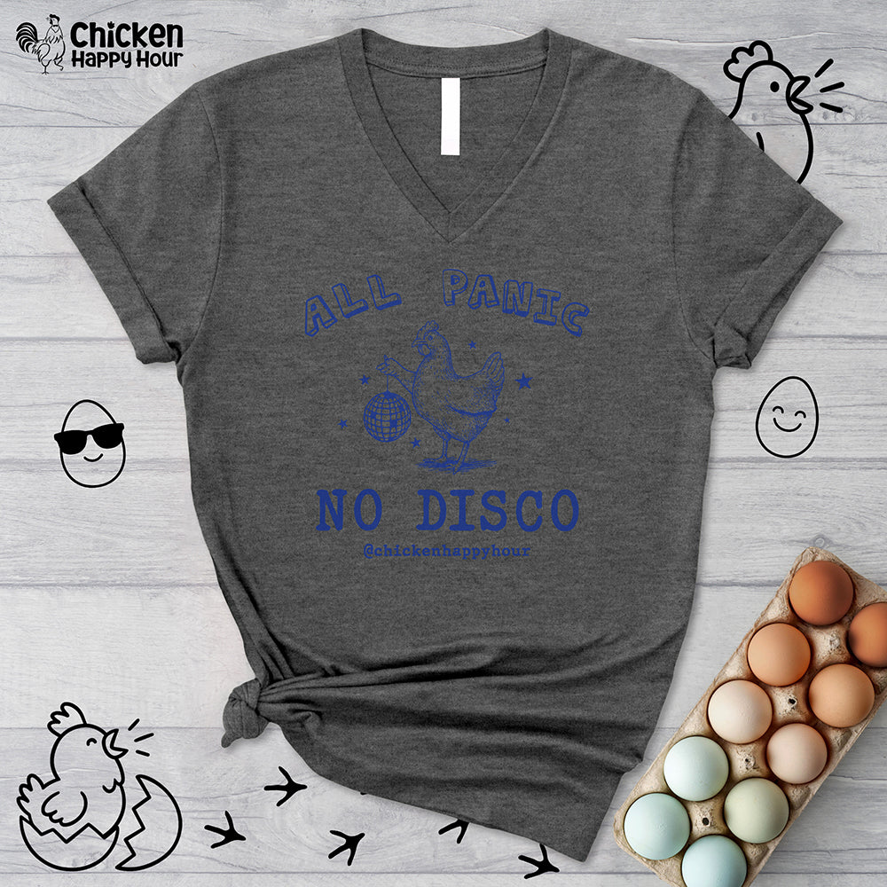 All Panic No Disco V-Neck Tee