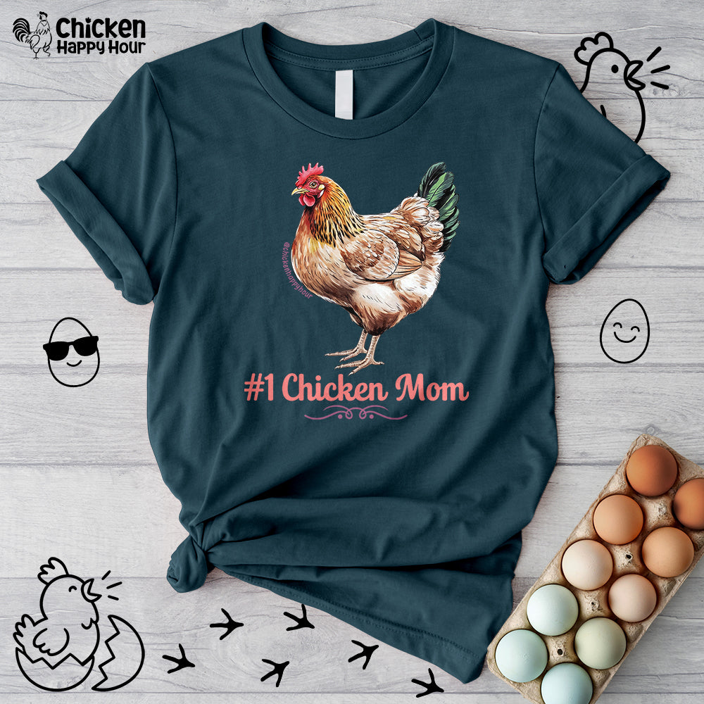 #1 Chicken Mom Unisex Tee