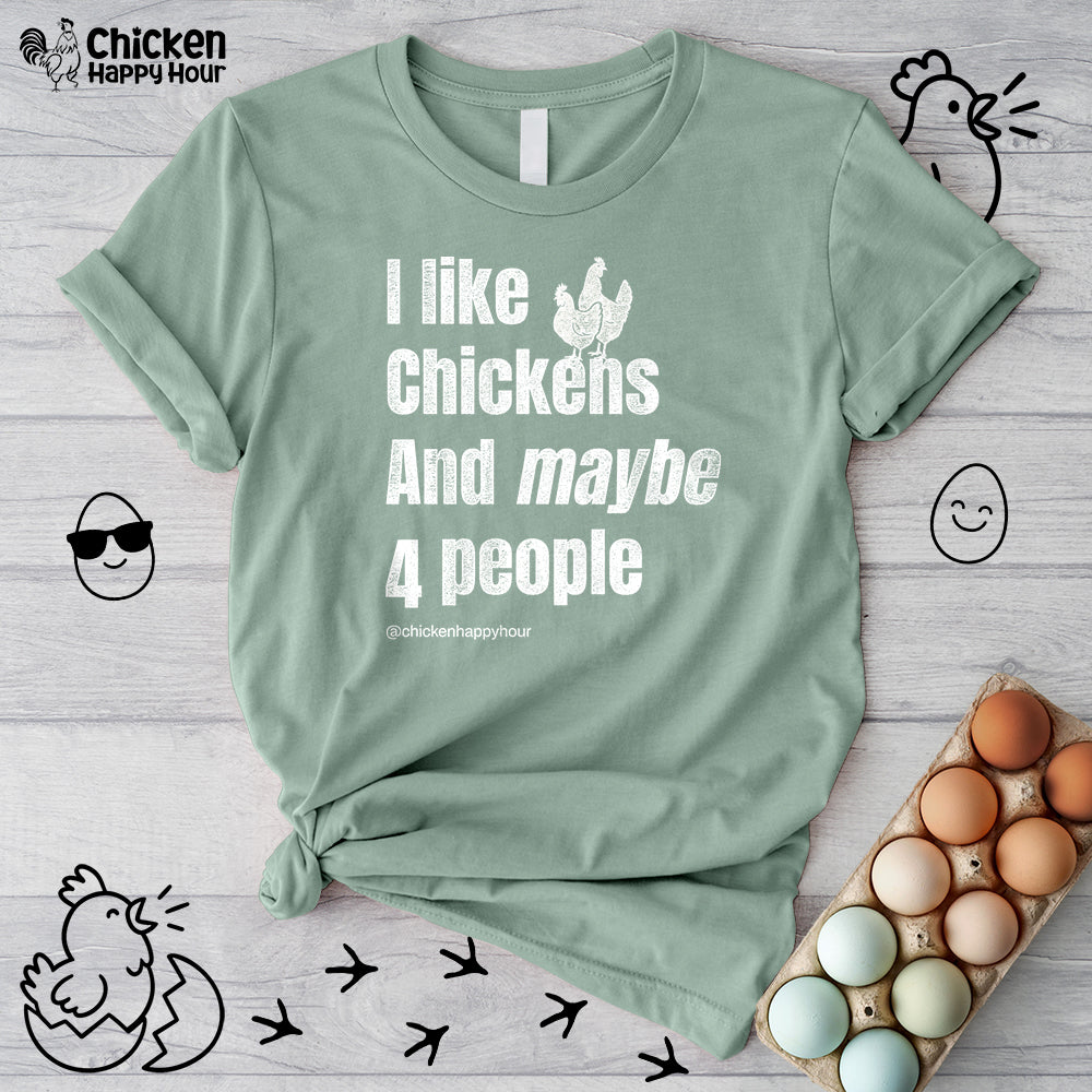 I Like Chickens Unisex Tee