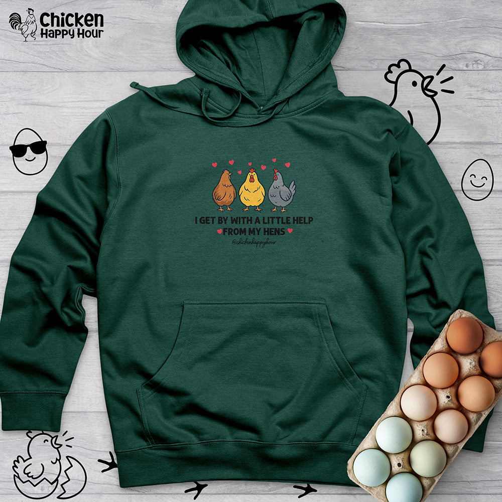 I Get by With a Little Help Hooded Sweatshirt