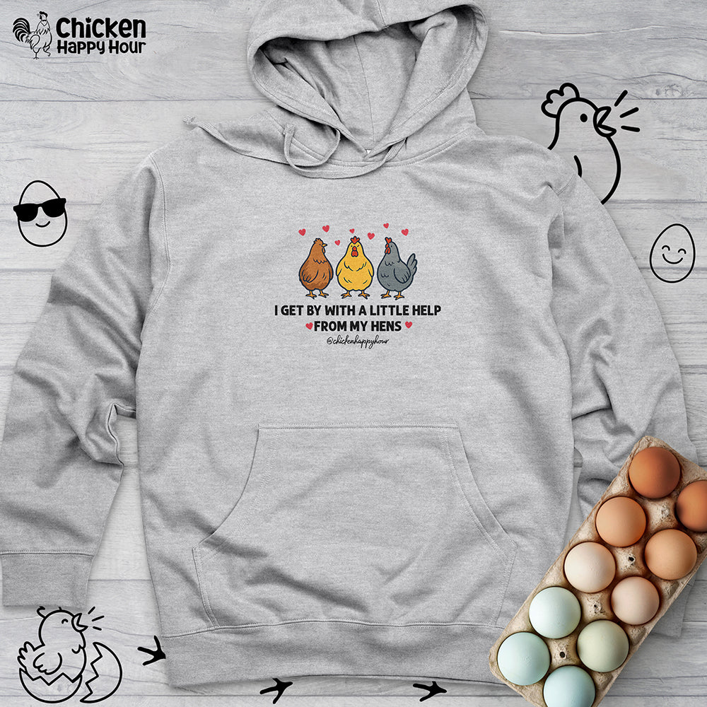 I Get by With a Little Help Hooded Sweatshirt