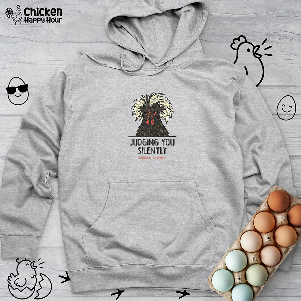 Judging You Silently Hooded Sweatshirt