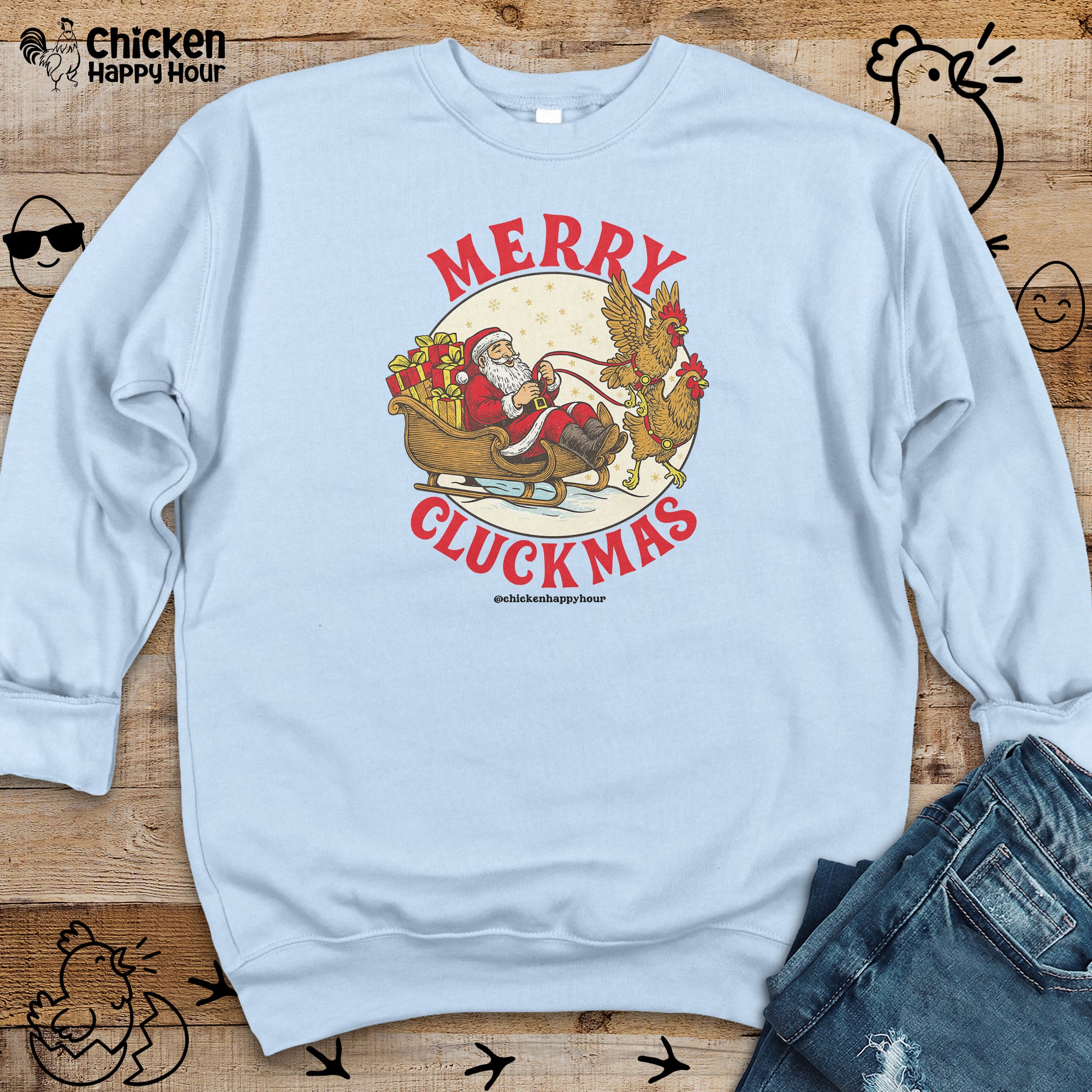 Merry Cluckmus Sweatshirt