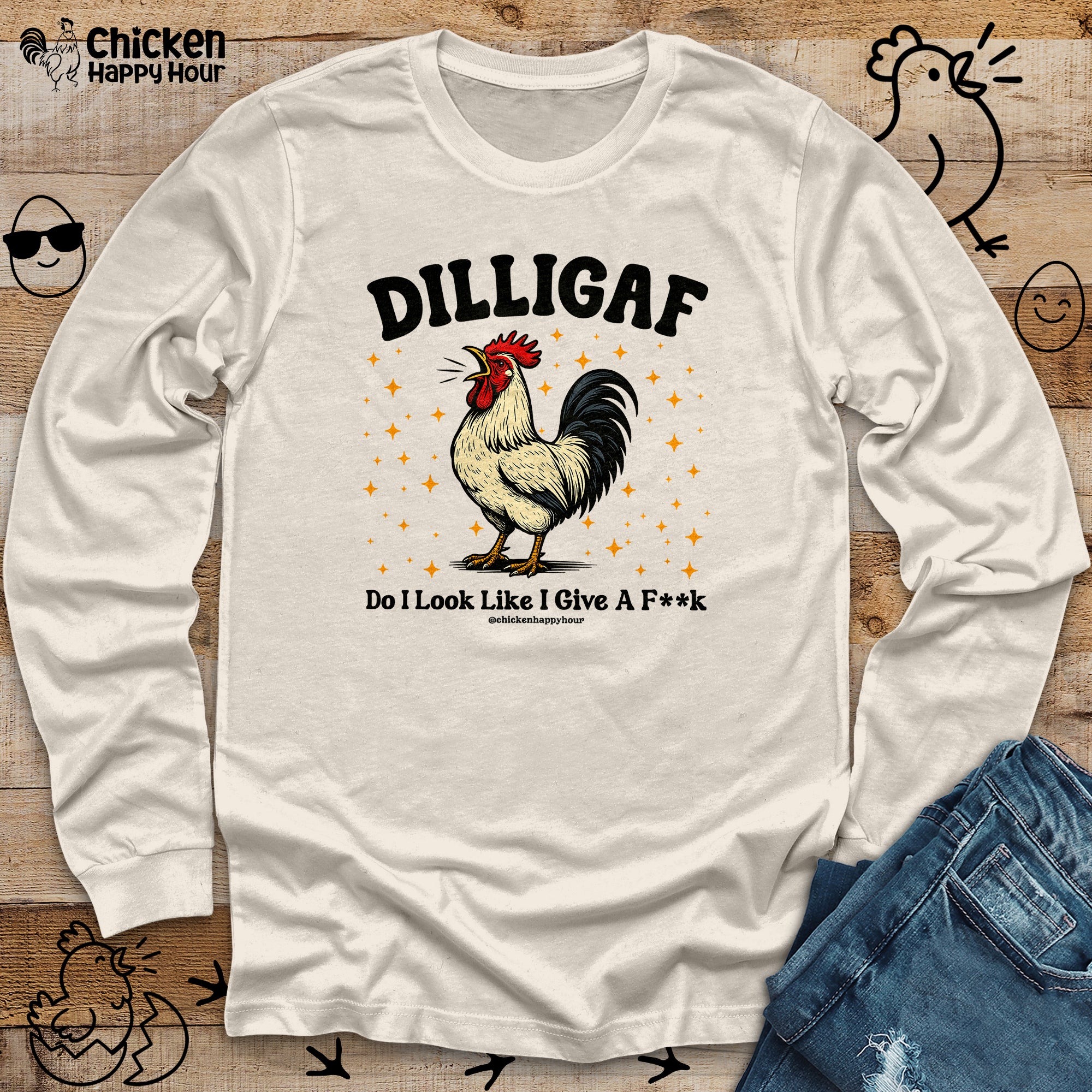 Dilligaf Do I Look Like I Give a Fk Long Sleeve