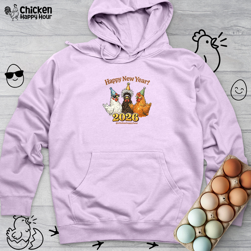 Happy New Year Hooded Sweatshirt