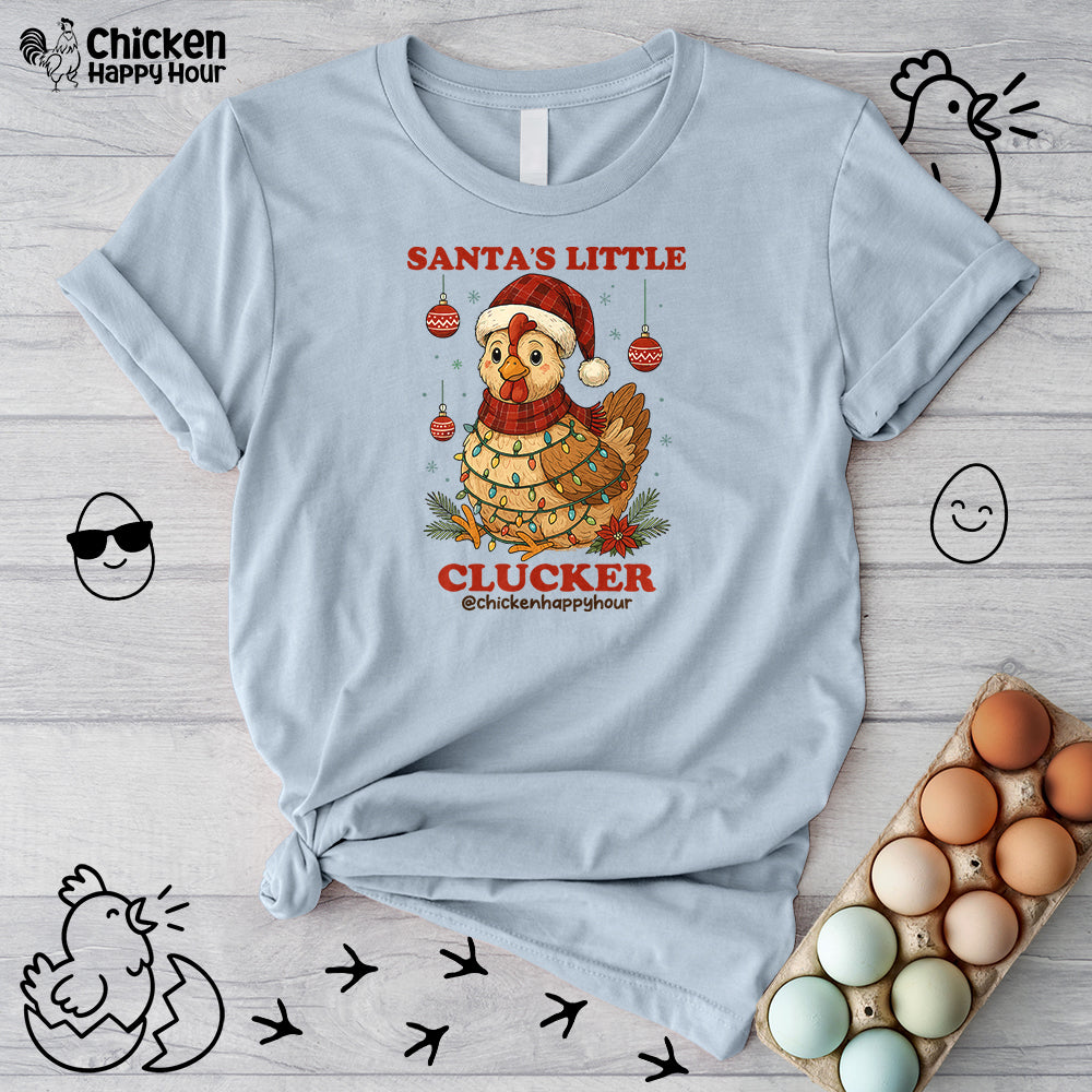 Santa’s Little Clucker Unisex Tee