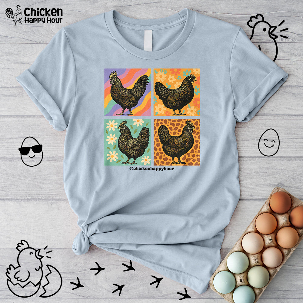 Retro Chicken Unisex Tee