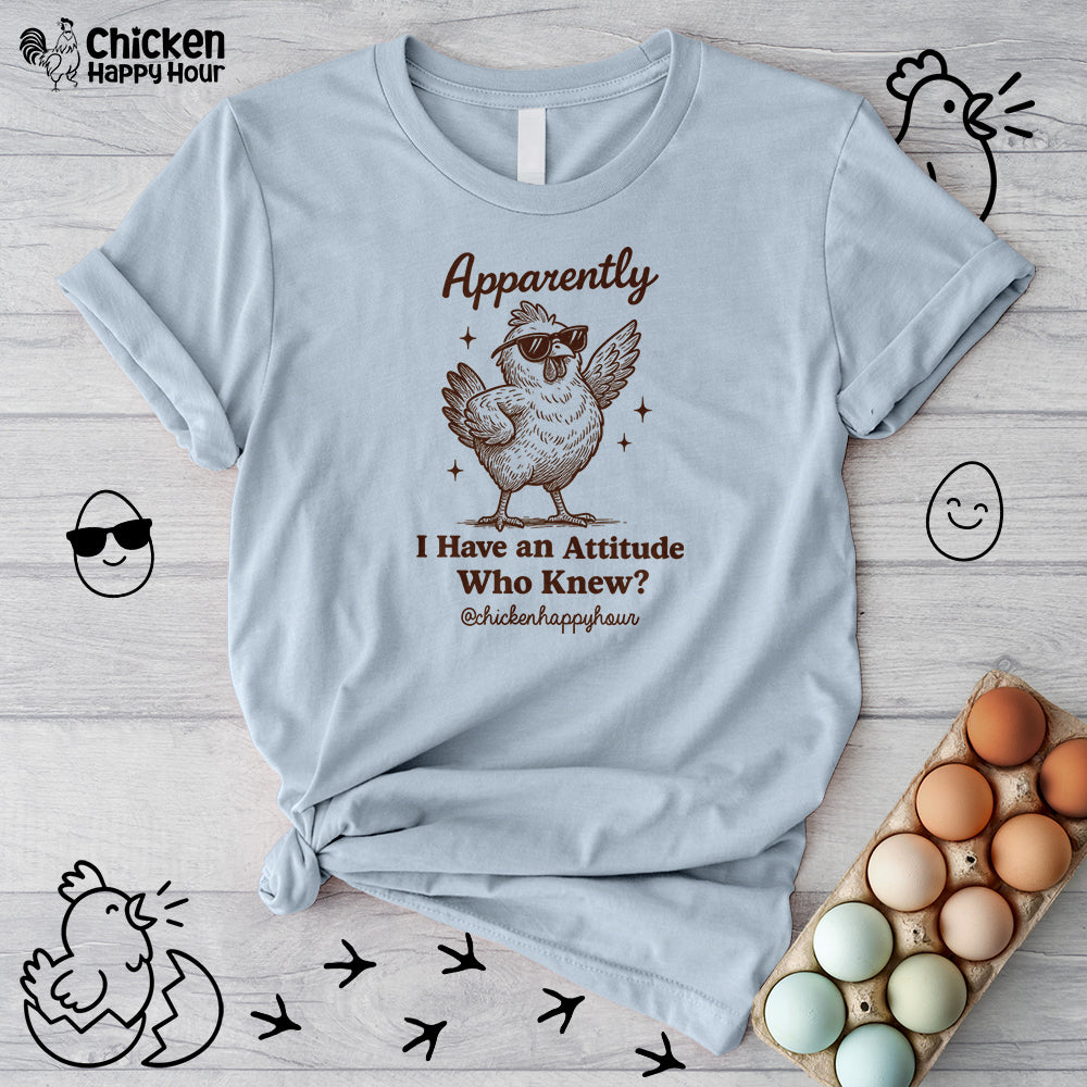 Apparently I Have Attitude Unisex Tee