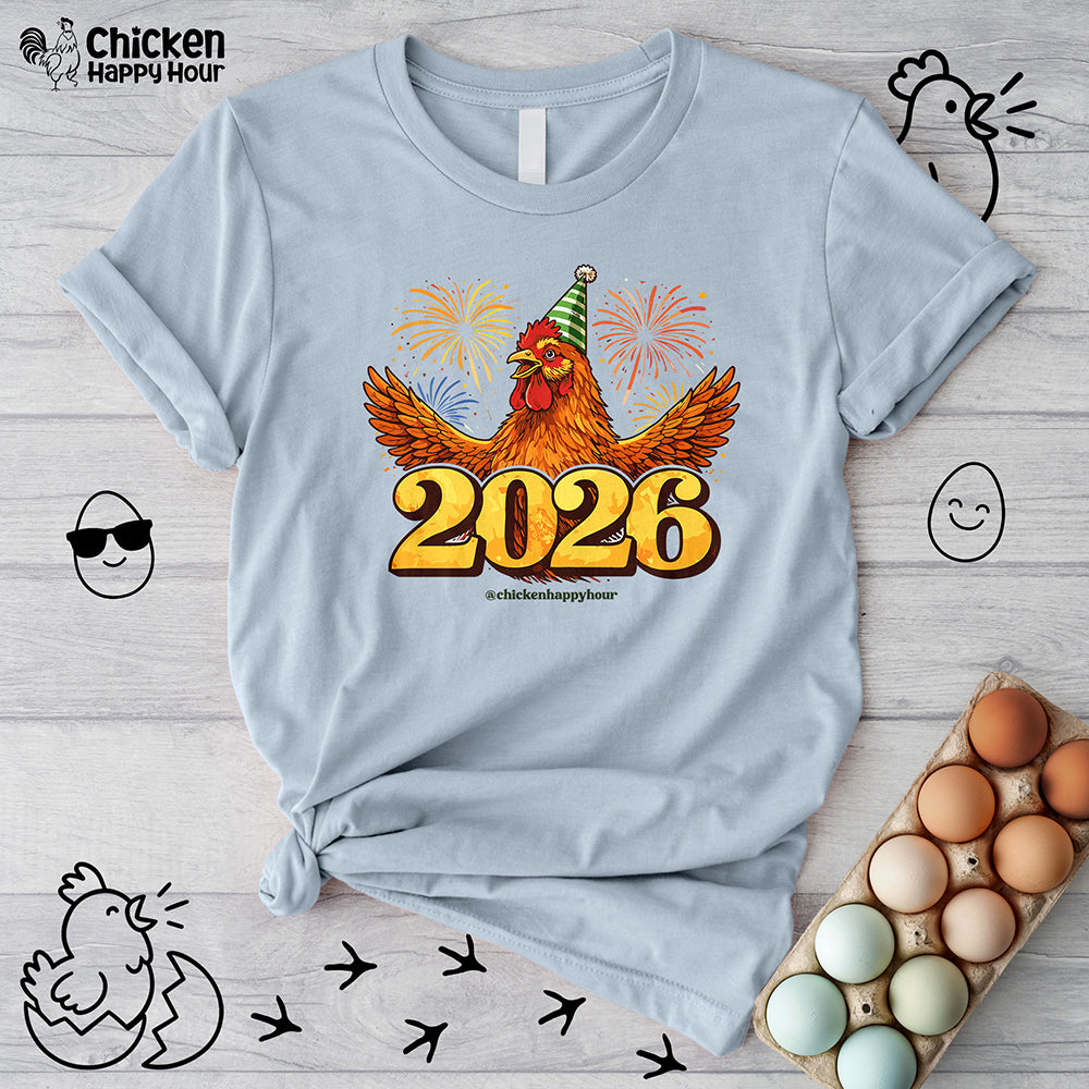 New Year Chicken 2026 Unisex Tee
