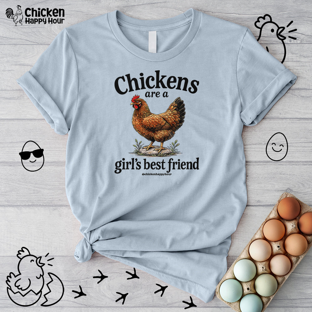 Chickens Are A Girlβs Best Friend Unisex Tee