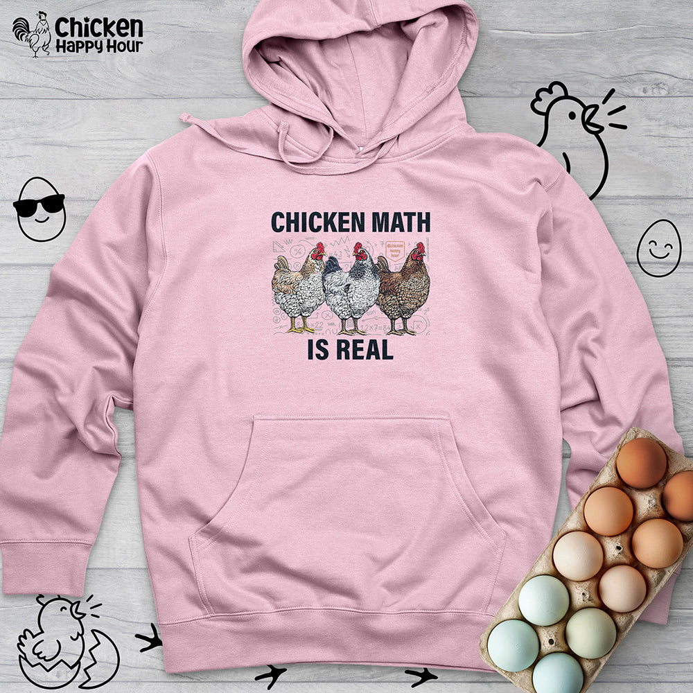 Chicken Math is Real Hooded Sweatshirt