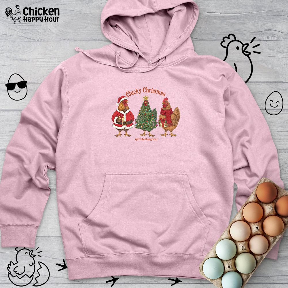 Clucky Christmas Hooded Sweatshirt