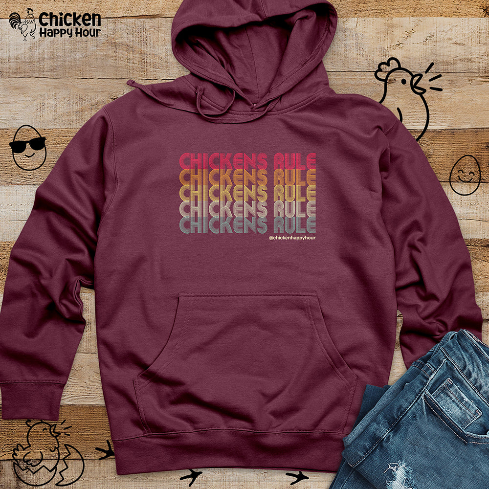 Chickens Rule Hooded Sweatshirt