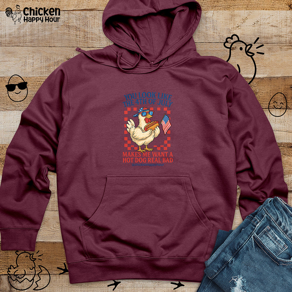 You look like the 4th of July Hooded Sweatshirt