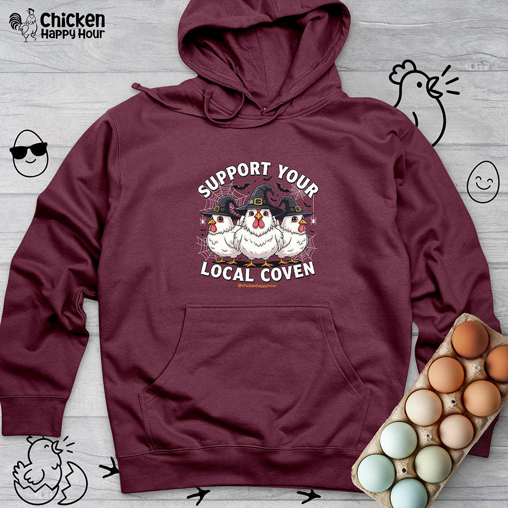 Support Your Local Coven Hooded Sweatshirt