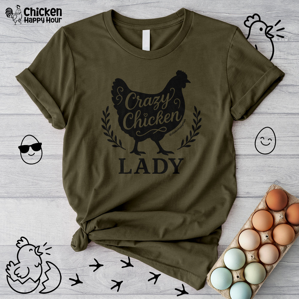 Crazy Chicken Lady Unisex Tee