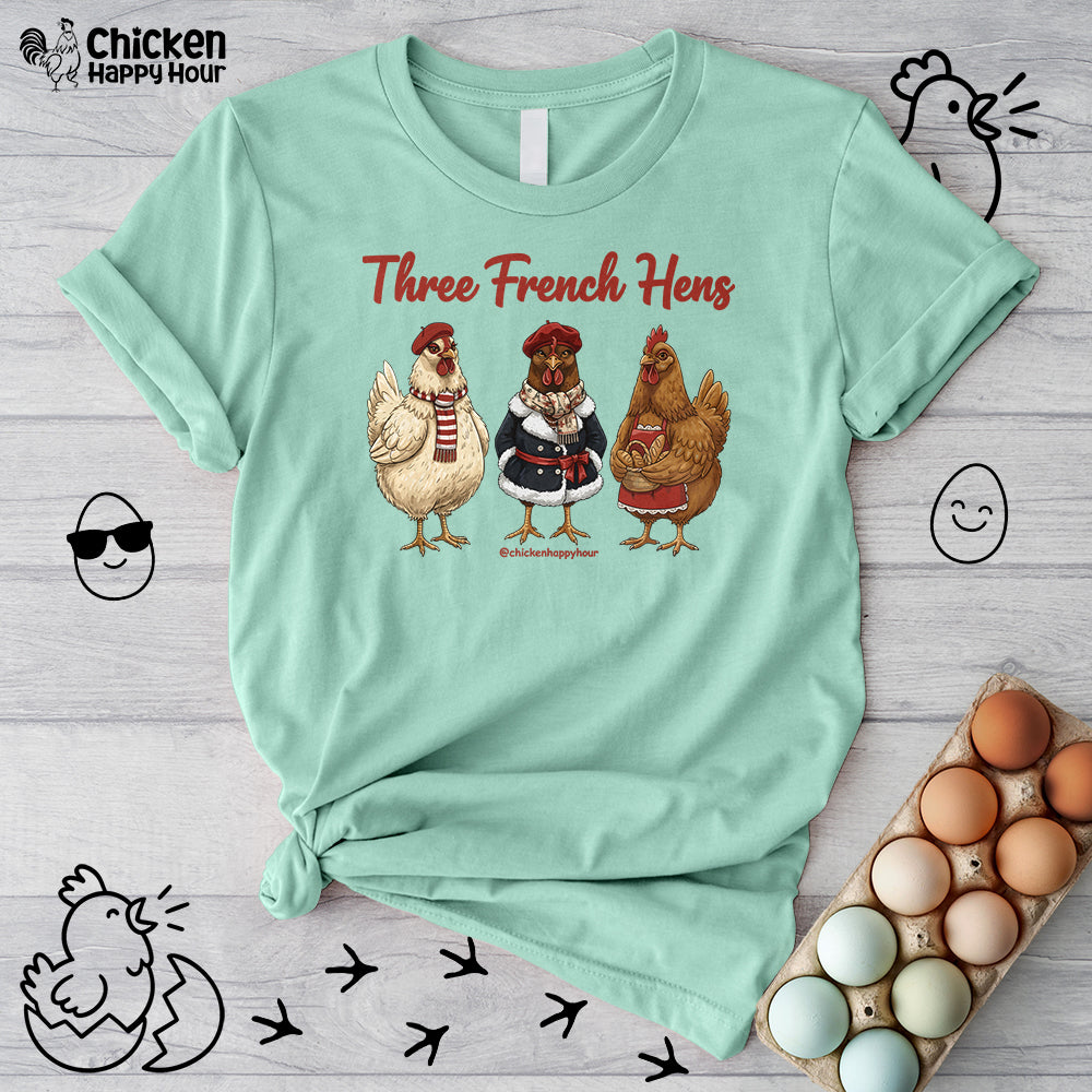 Three French Hens Unisex Tee