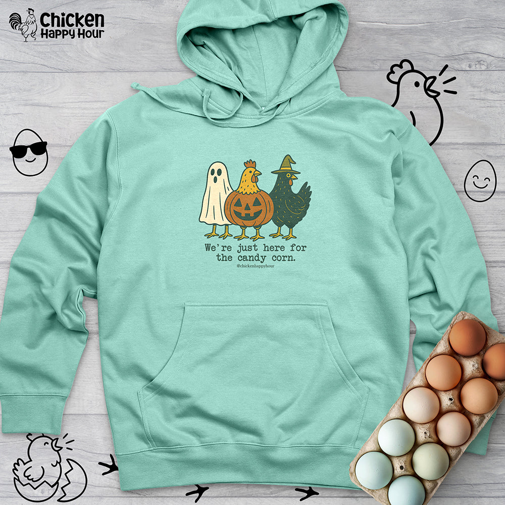 We're Just Here For the Candy Corn Hooded Sweatshirt