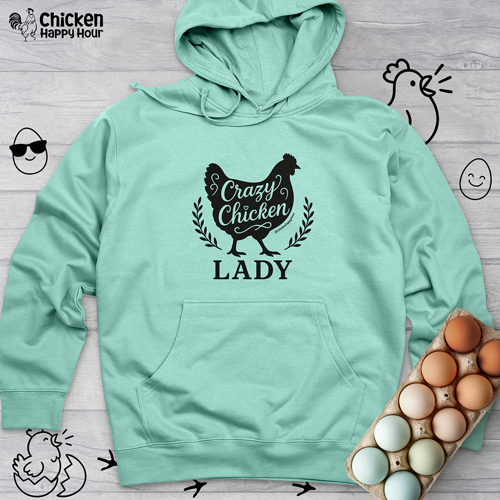 Crazy Chicken Lady Hooded Sweatshirt
