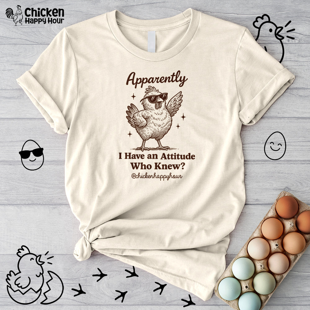 Apparently I Have Attitude Unisex Tee