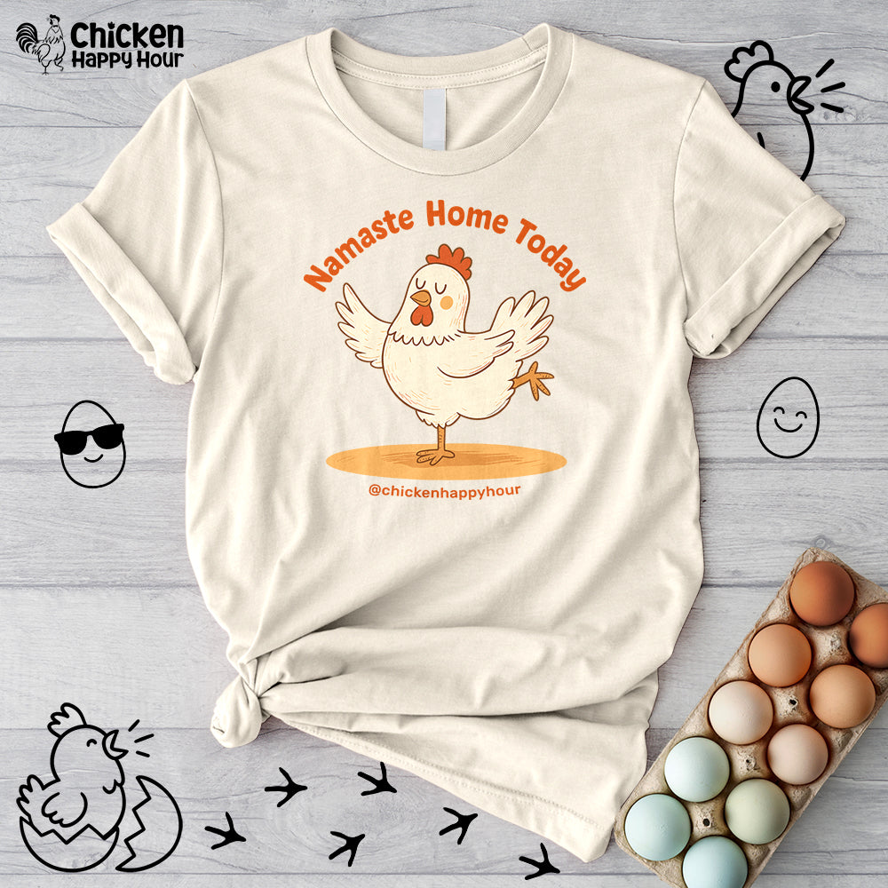Namaste Cluck Unisex Tee