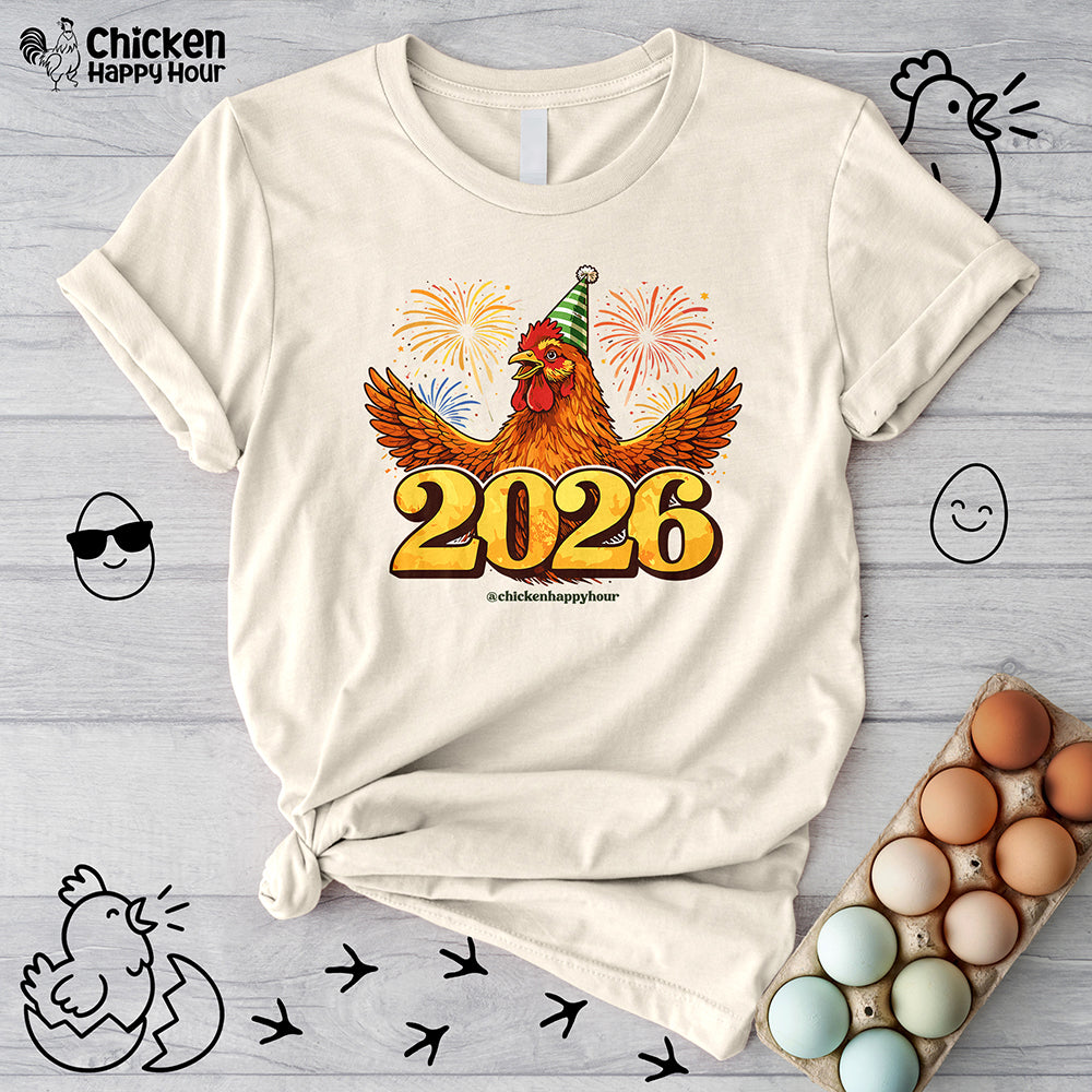 New Year Chicken 2026 Unisex Tee