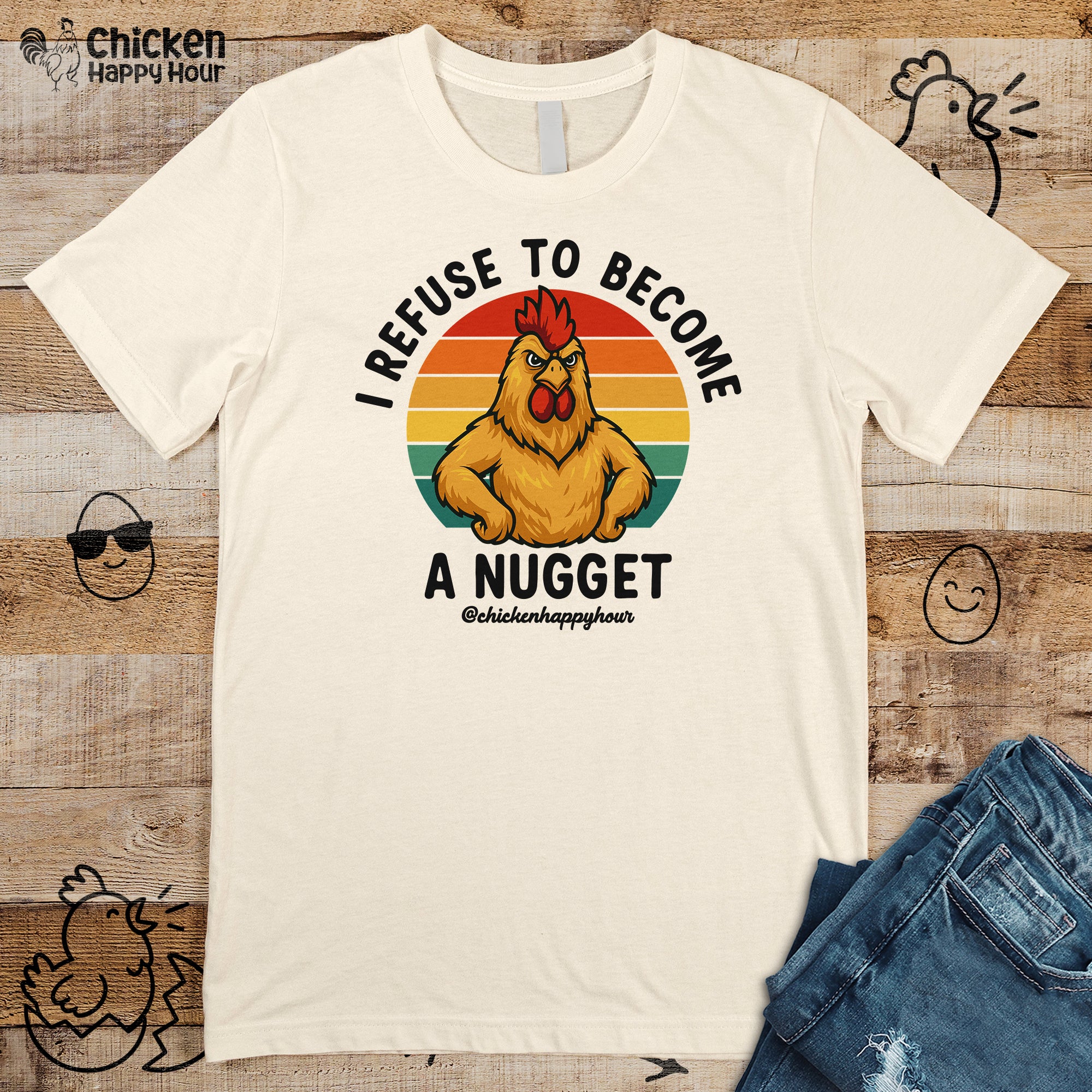 I Refuse To Become A Nugget Unisex Tee