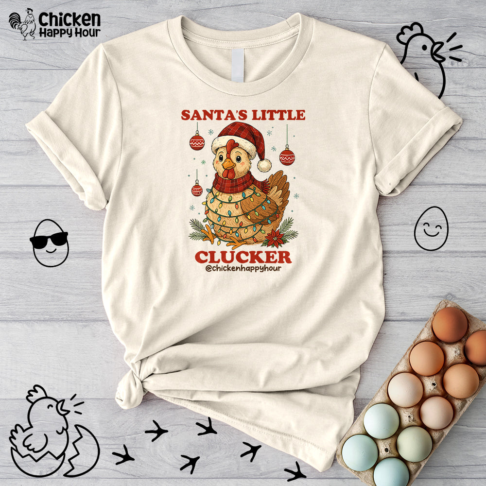 Santa’s Little Clucker Unisex Tee