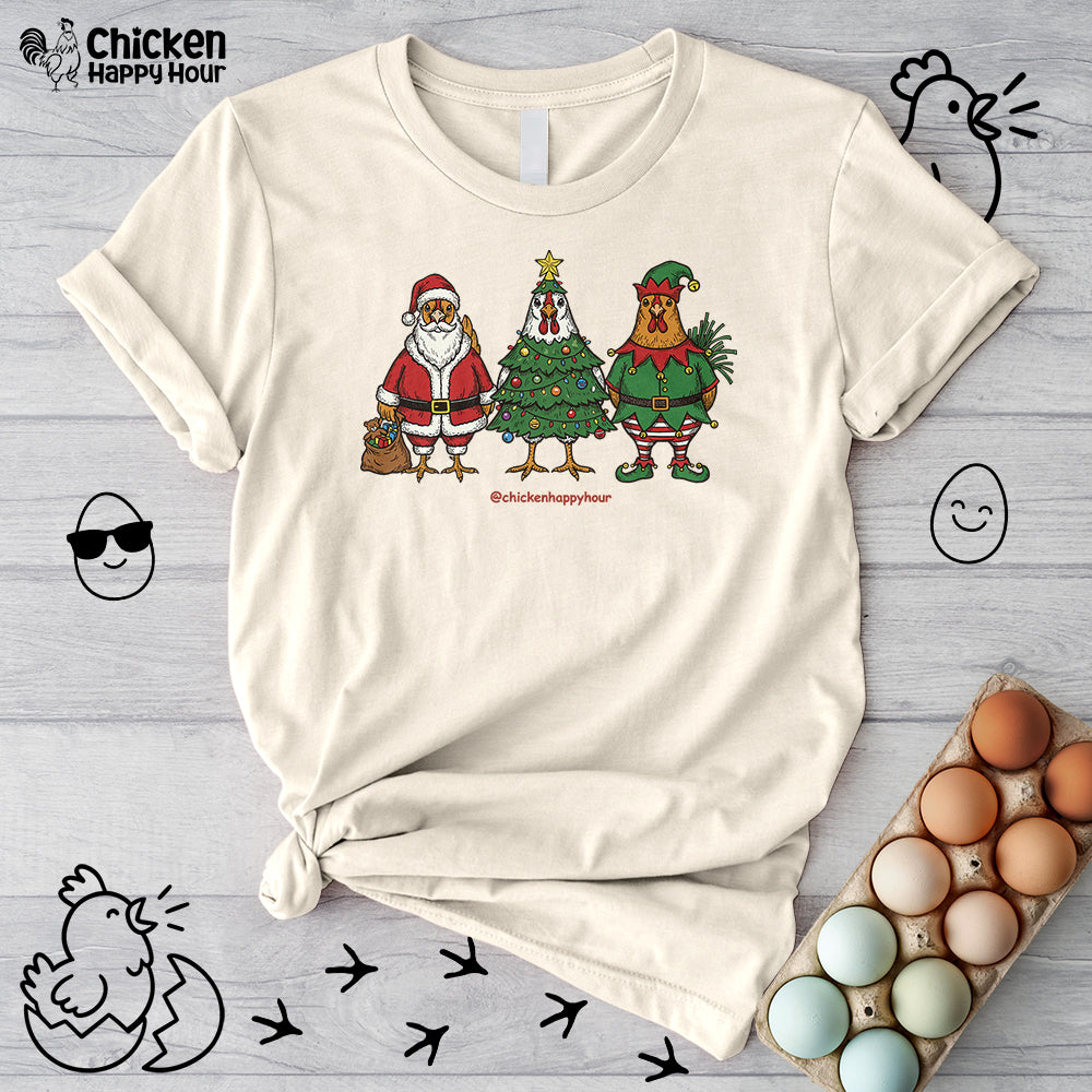 Christmas Chicken Unisex Tee