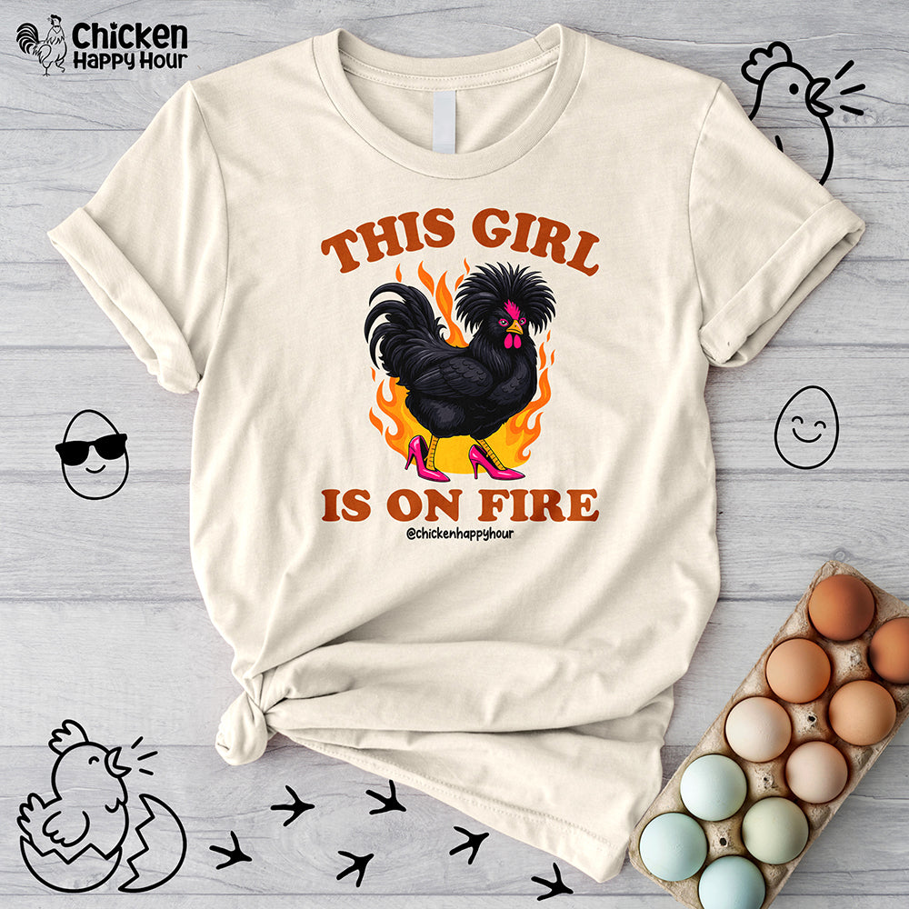 This Girl Is on Fire Unisex Tee