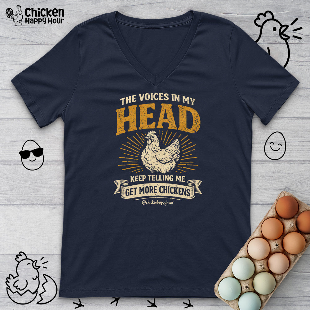 The Voices In My Head V-Neck Tee