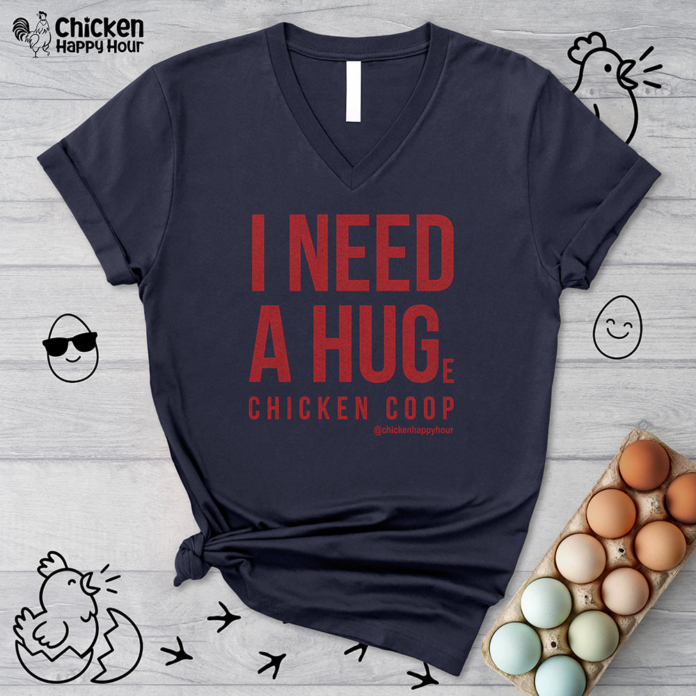 Chicken Coop V-Neck Tee