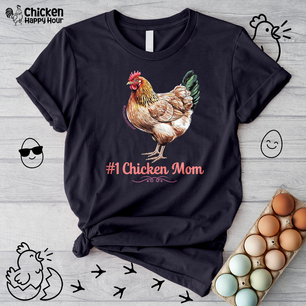 #1 Chicken Mom Unisex Tee