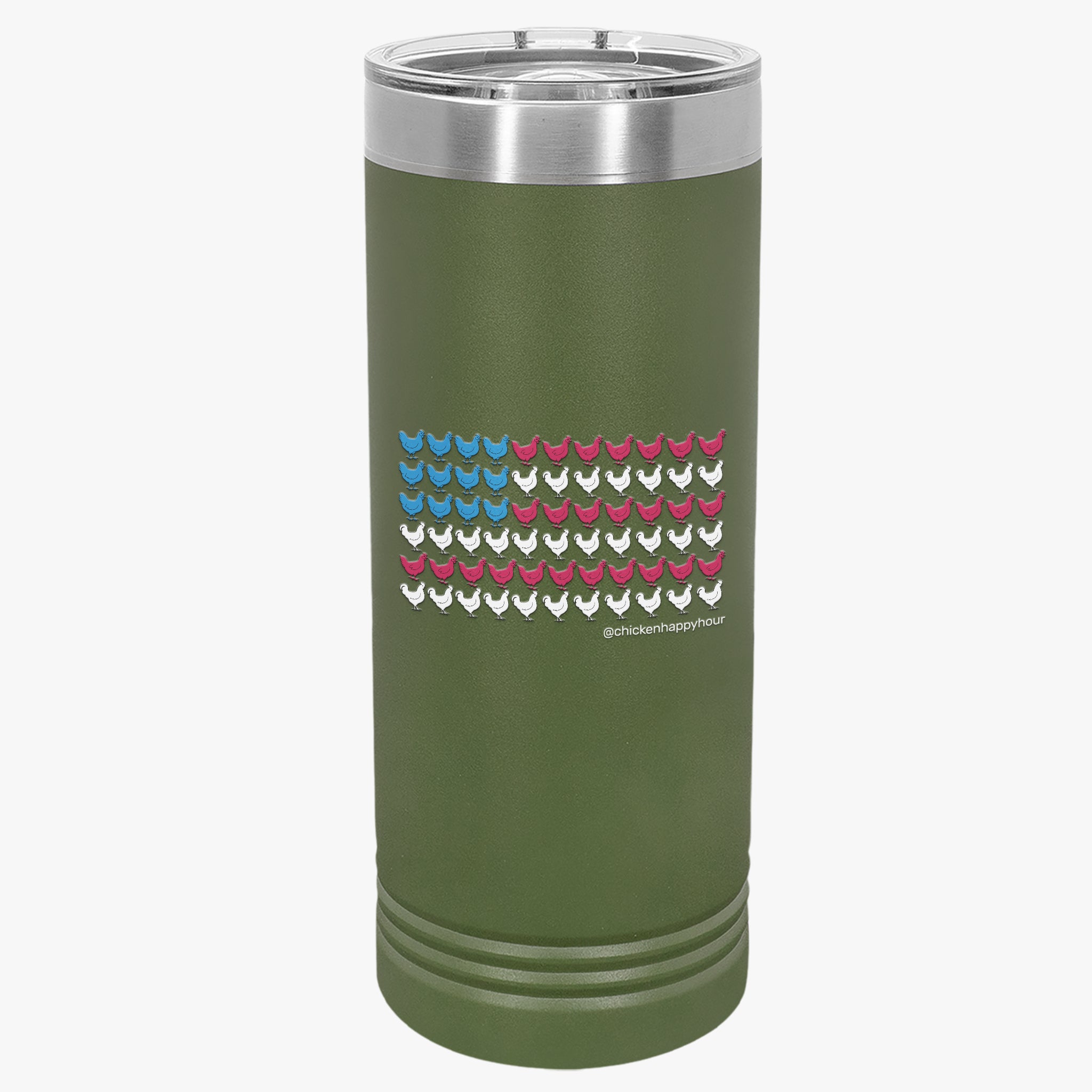 American Flag Tumbler