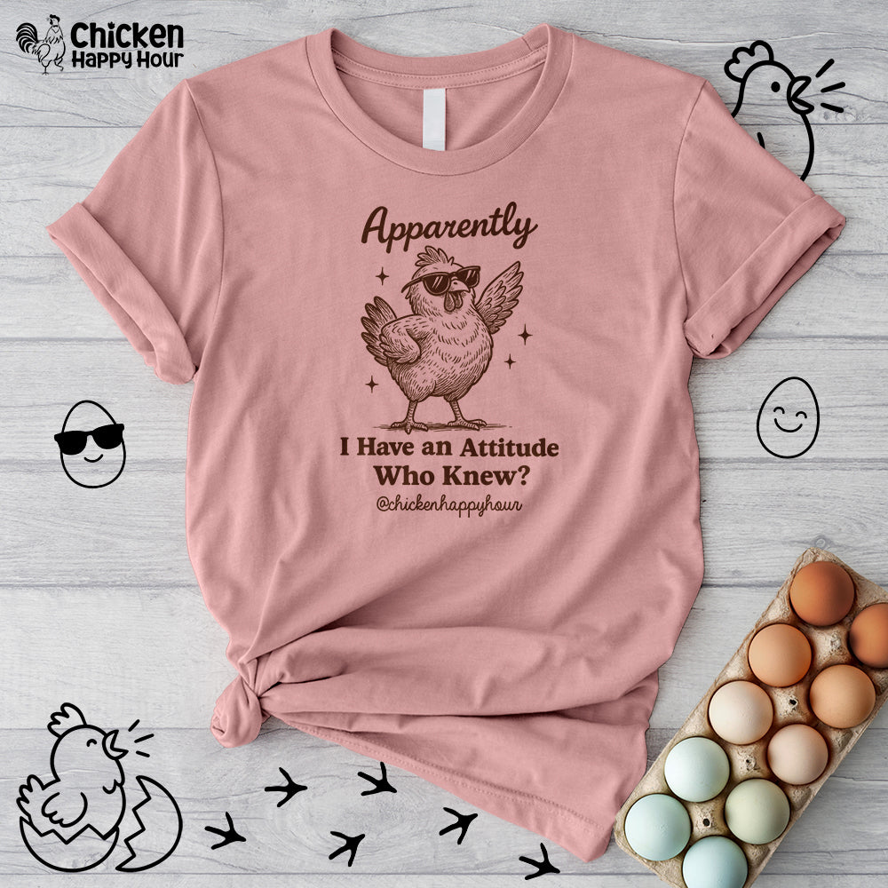 Apparently I Have Attitude Unisex Tee