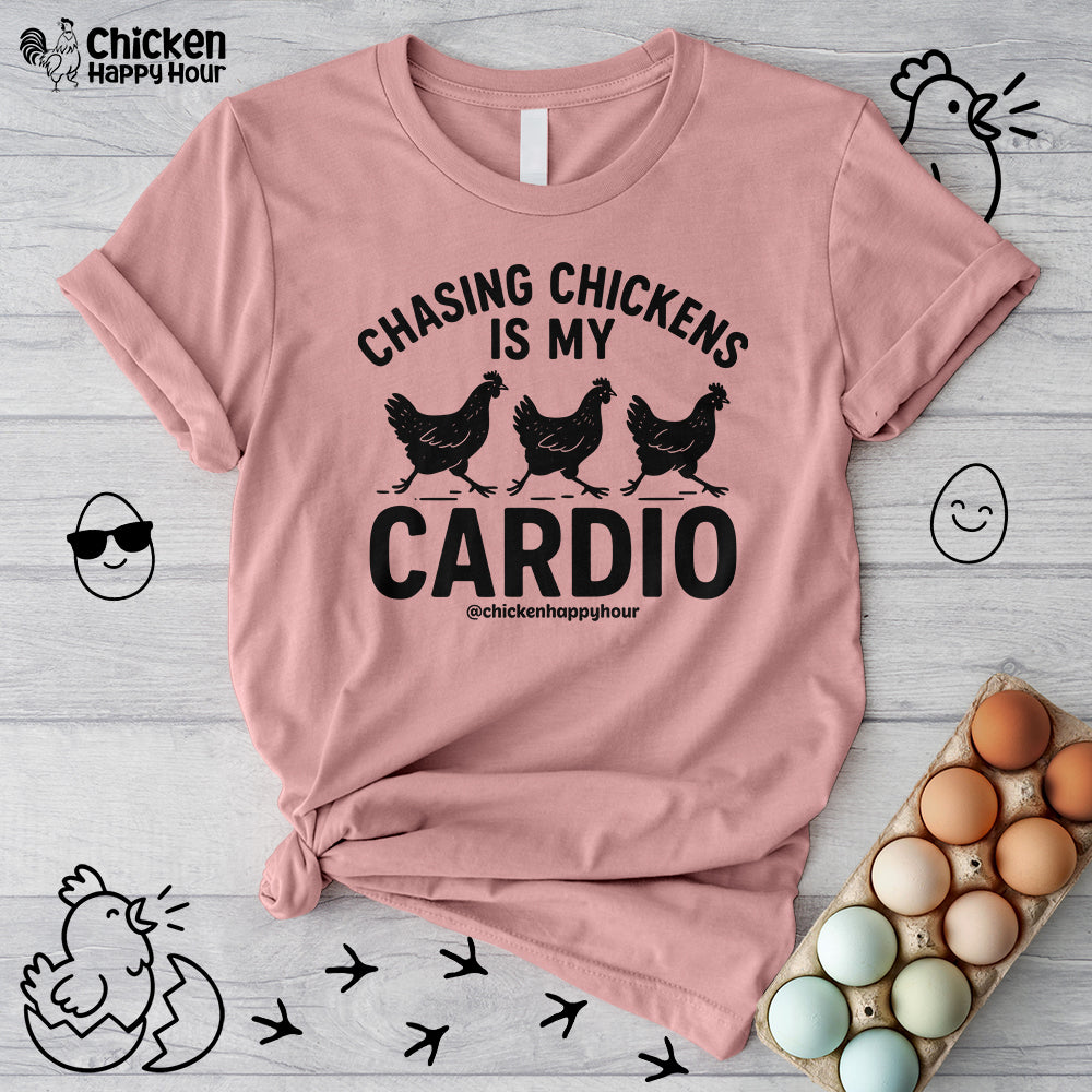 Chasing Chickens is My Cardio Unisex Tee