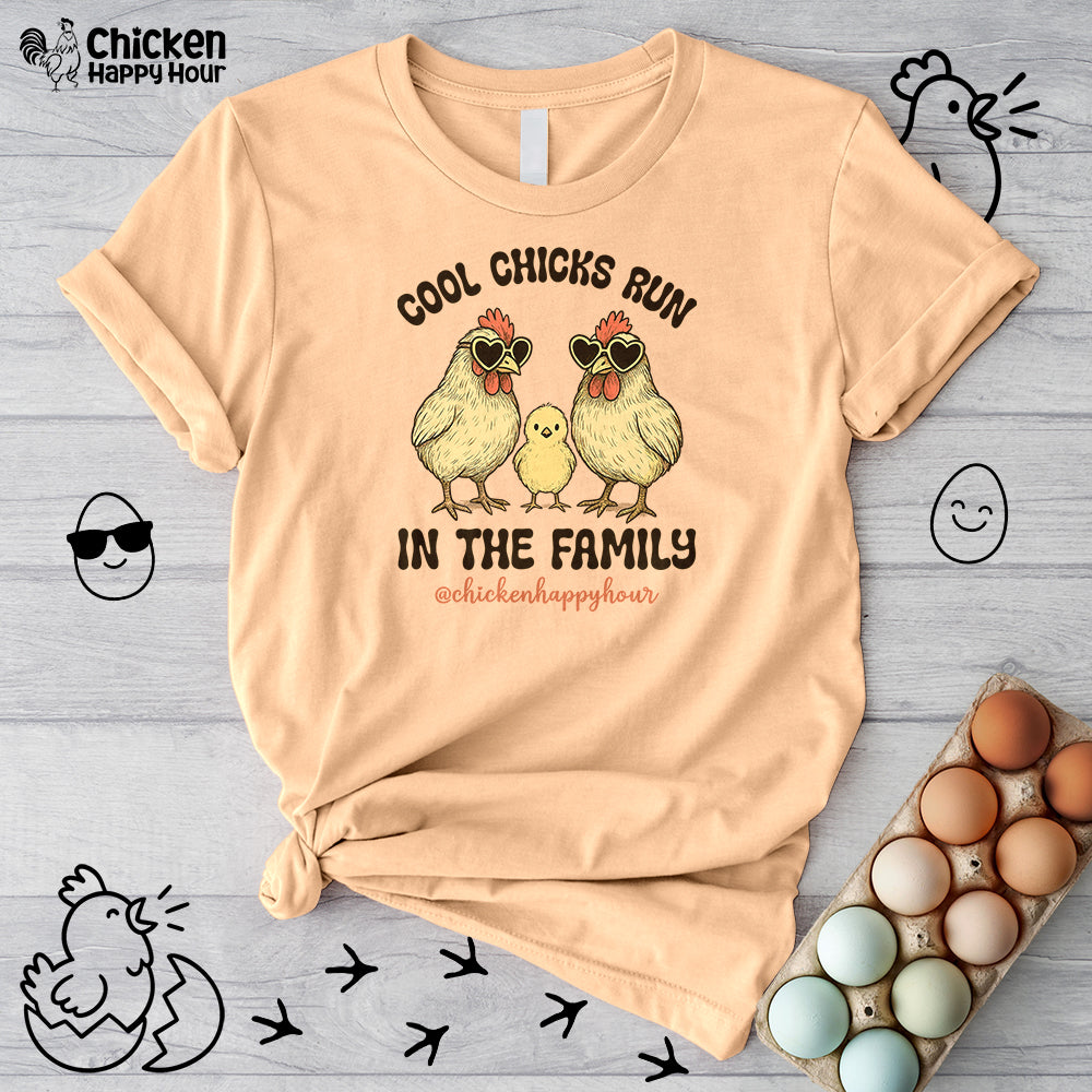 Cool Chicks Run in the Family Unisex Tee